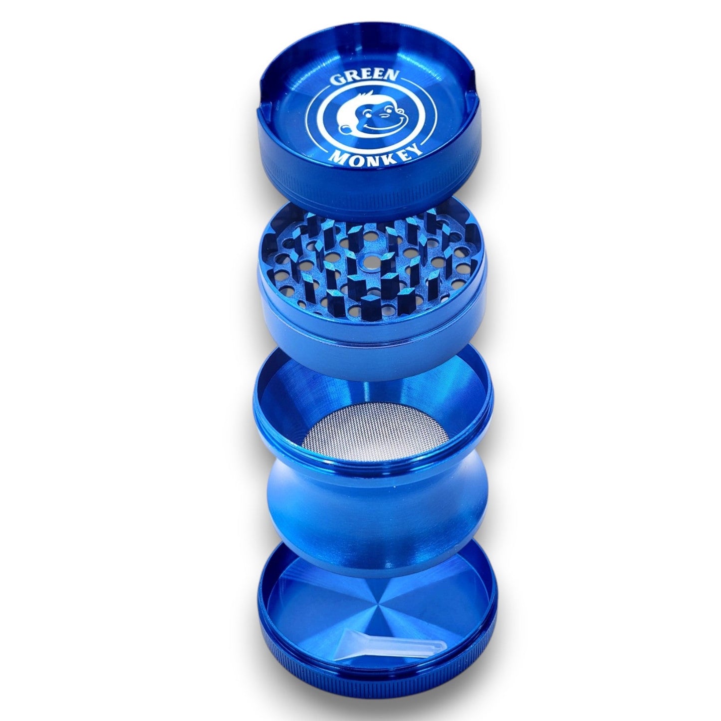 2 - 1/2" Green Monkey Chacma Metal Grinder with Ashtray