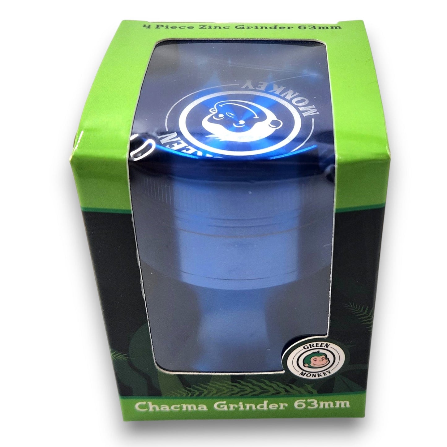 2 - 1/2" Green Monkey Chacma Metal Grinder with Ashtray