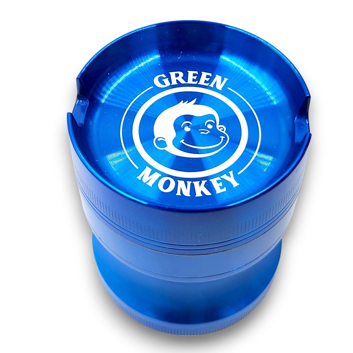 2 - 1/2" Green Monkey Chacma Metal Grinder with Ashtray