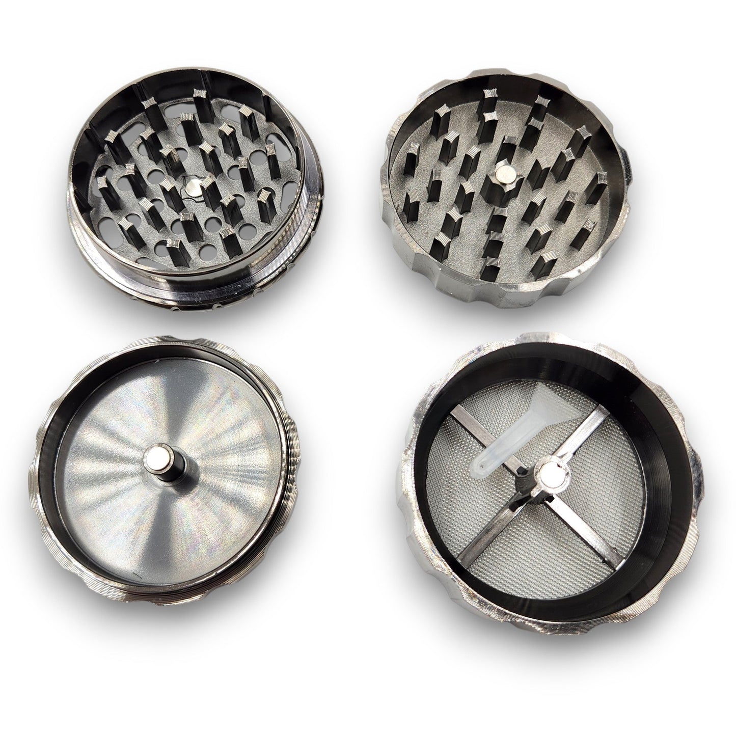 2 - 1/2" Green Monkey Javan Zinc 4 Piece Grinder