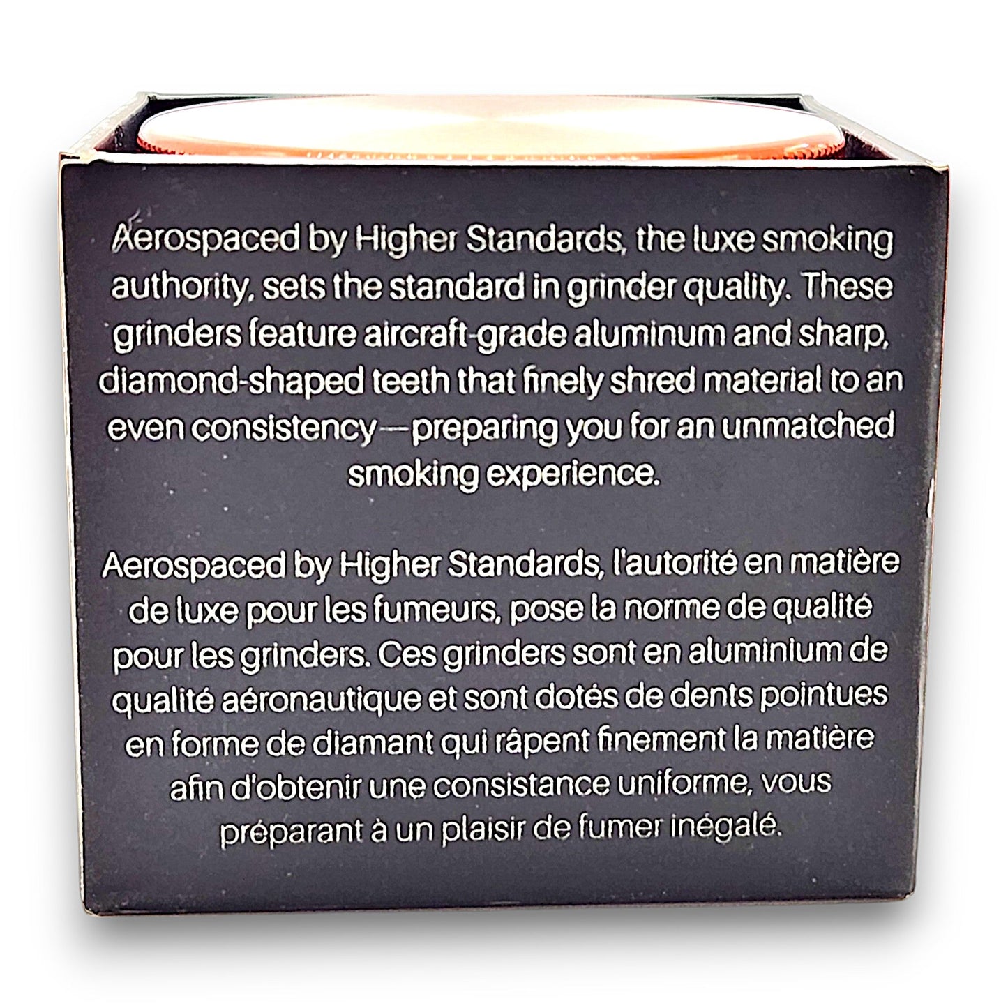 2 - 1/2" Higher Standards AEROSPACED Aluminum 4 Piece Grinder