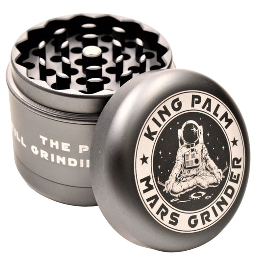 2 - 1/2" King Palm Mars Aluminum 4 Piece Grinder