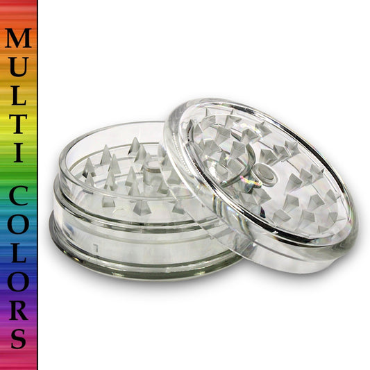 2 - 1/2" Lab420 Acrylic 2 Piece Travel Grinder