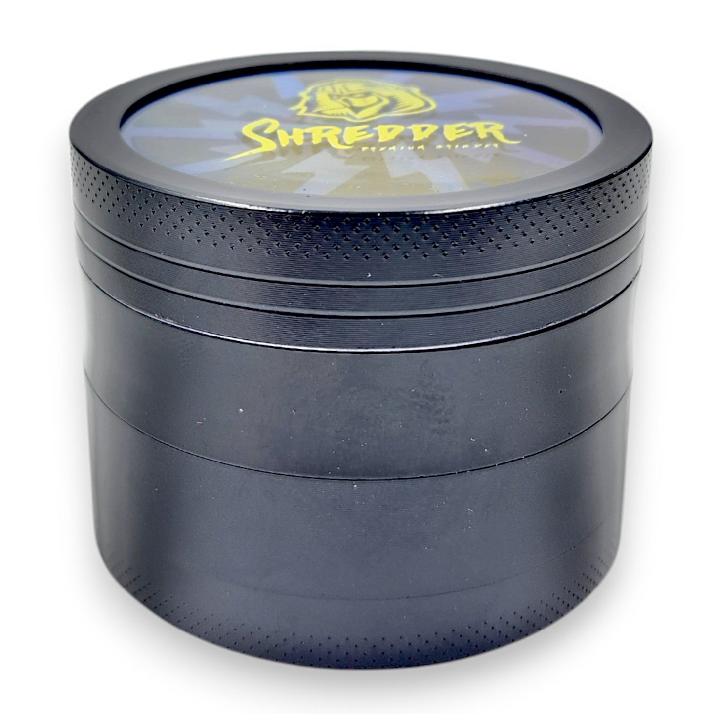 2 - 1/2" Shredder See Through Top Aluminum 4 Piece Grinder