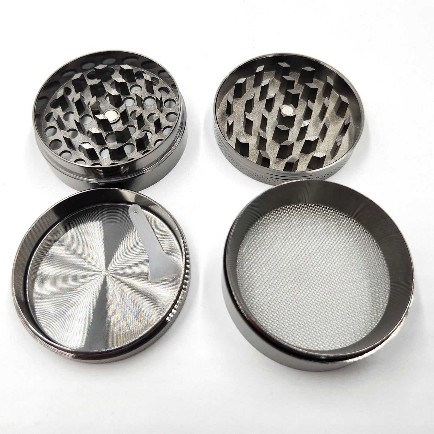 2 - 1/4" Green Monkey Capuchin Zinc 4 Piece Grinder
