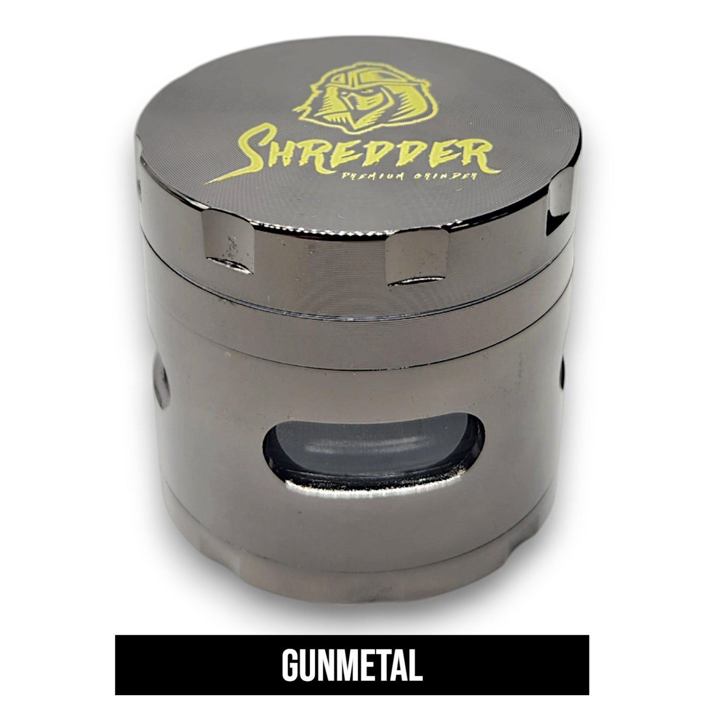 2" Shredder Window Metal 4 Piece Grinder