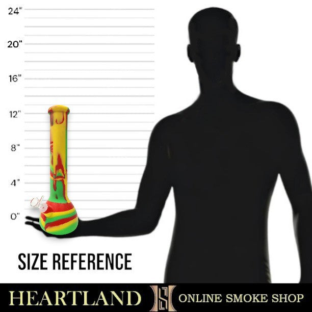 Silicone 13" Round Bottom Bong