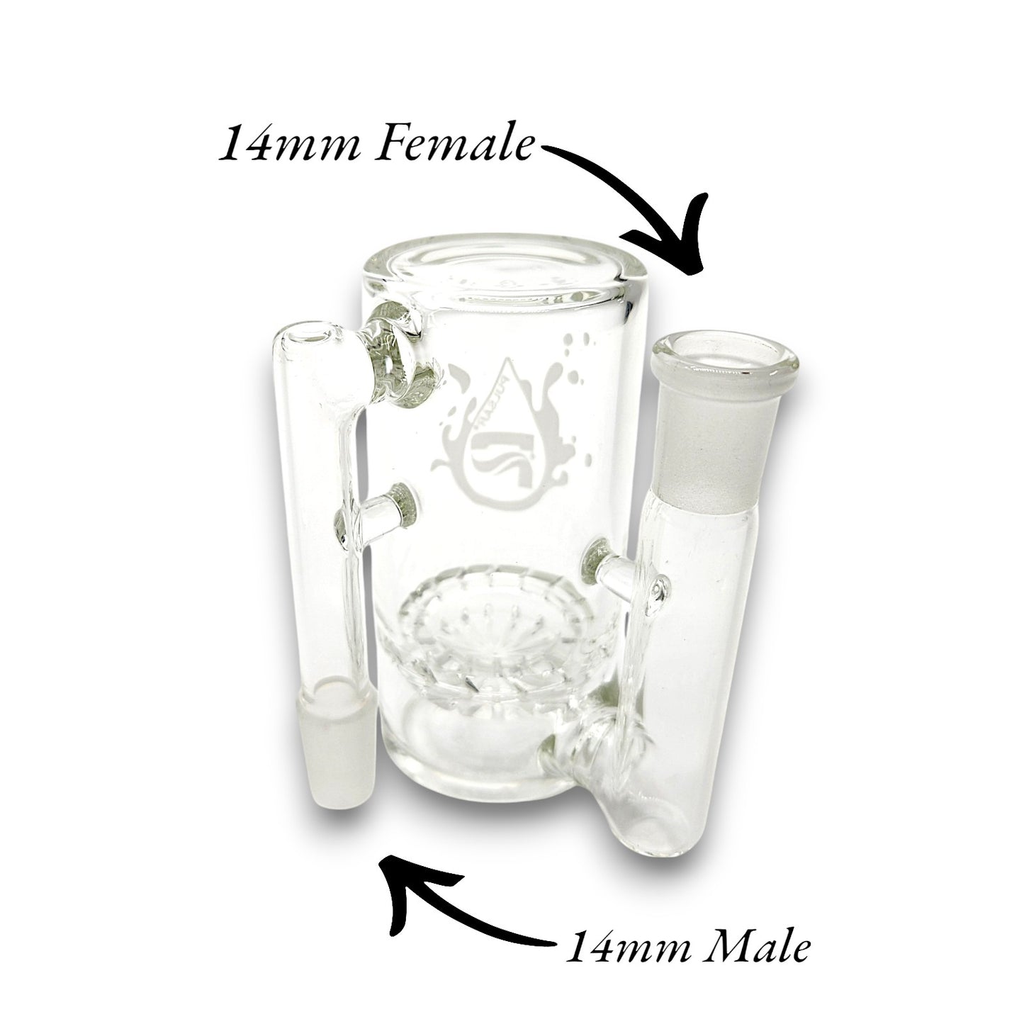 4-1/2" Pulsar 14mm 90 deg Turbine Percolator Ash Catcher