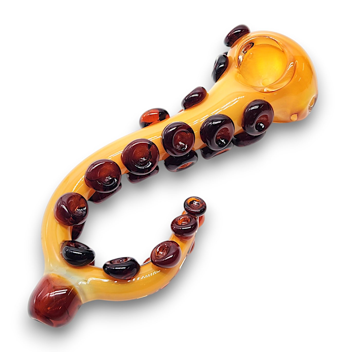 Large 7.5" Octopus Kraken Hand Pipe Bowl