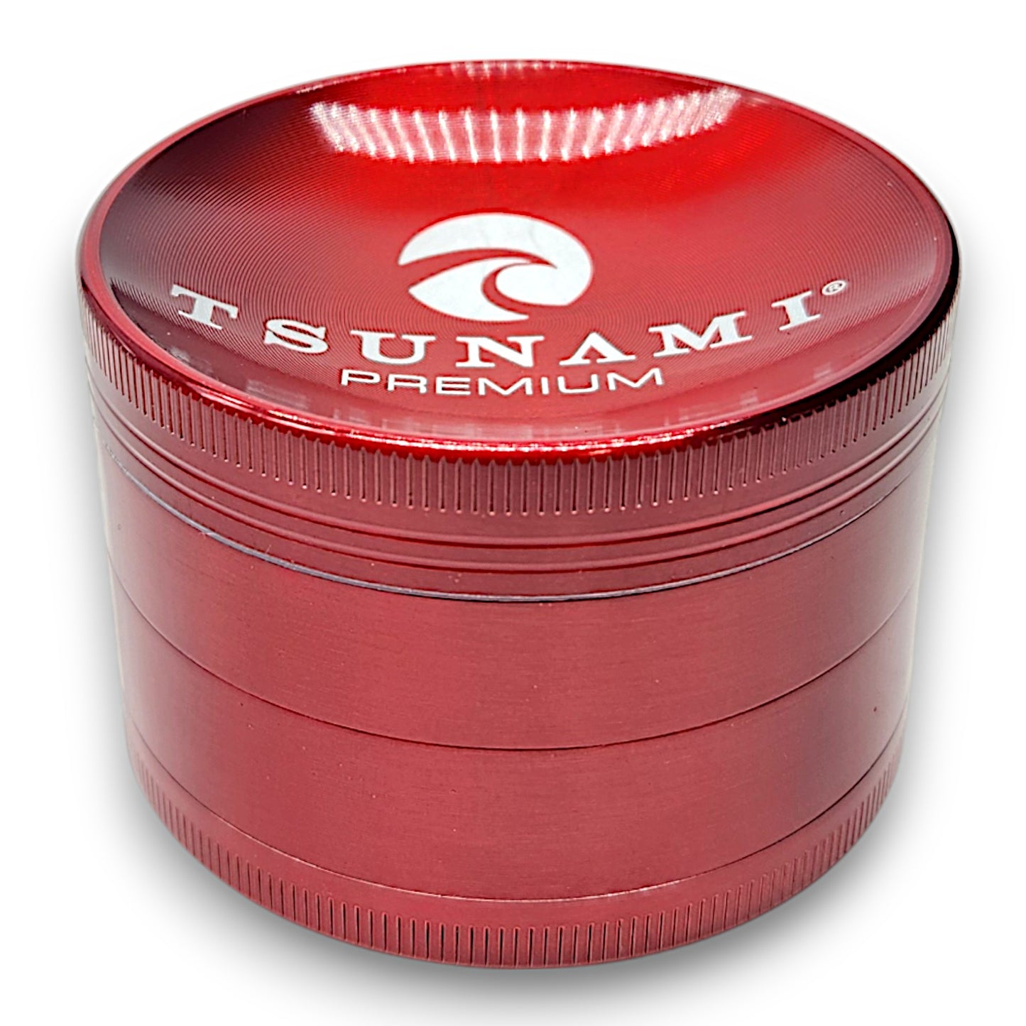 2.5" Tsunami Chromium Finish 4 Piece Grinder
