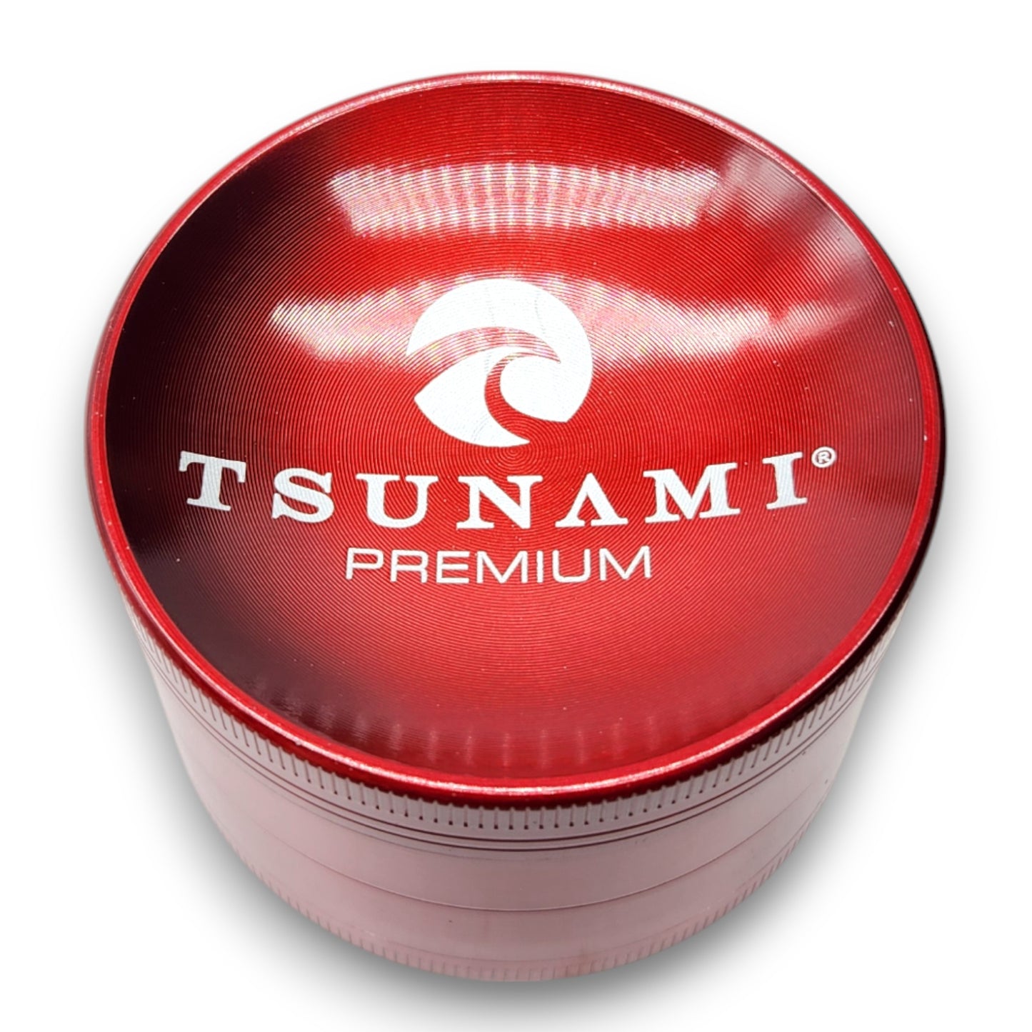 2.5" Tsunami Chromium Finish 4 Piece Grinder
