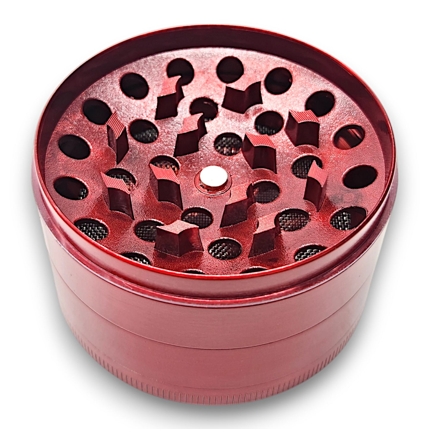 2.5" Tsunami Chromium Finish 4 Piece Grinder