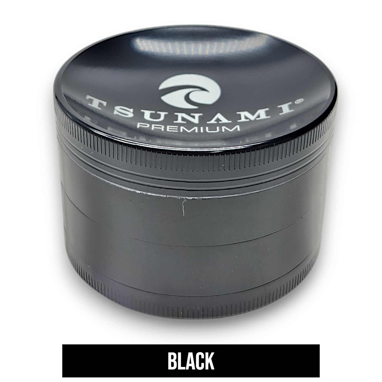 2.5" Tsunami Chromium Finish 4 Piece Grinder