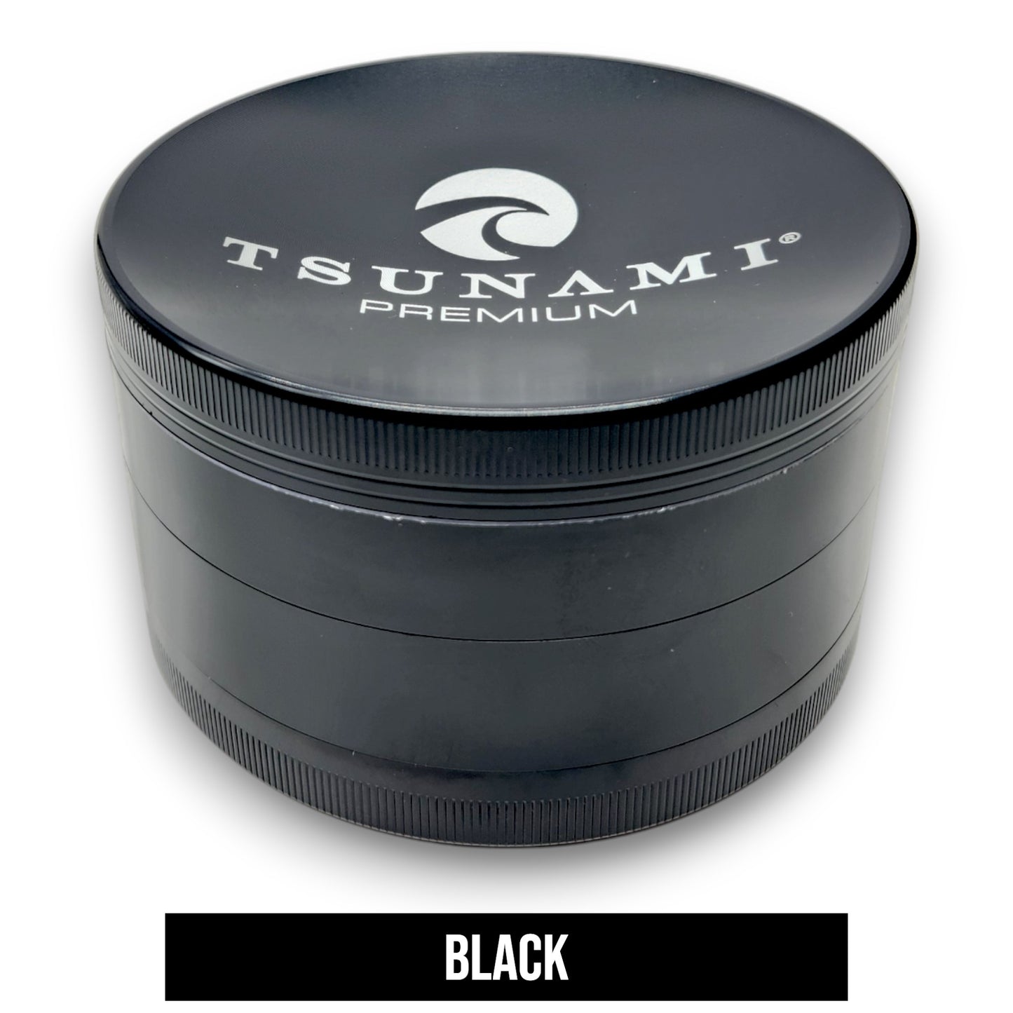 4" Tsunami Chromium Finish 4 Piece Grinder