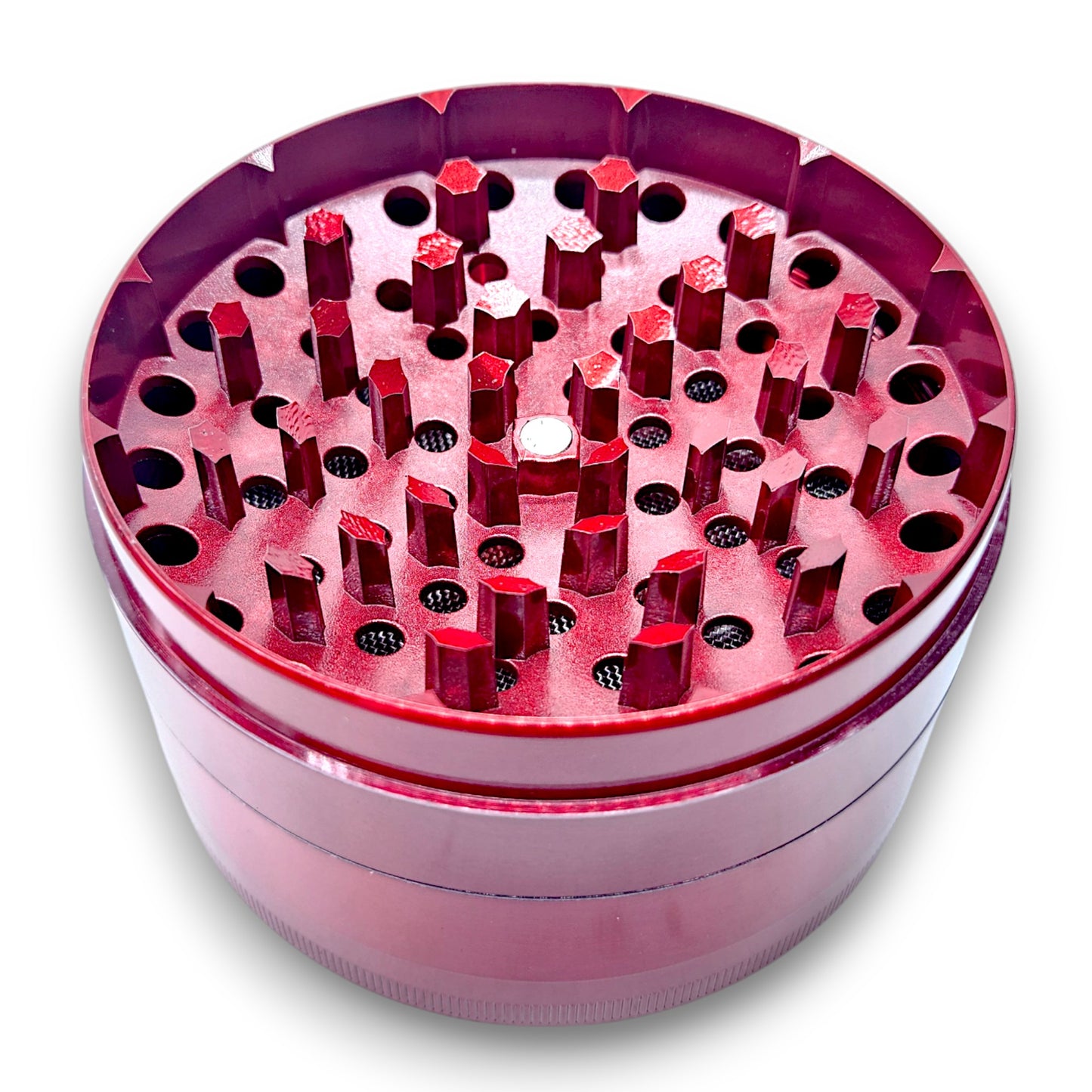 4" Tsunami Chromium Finish 4 Piece Grinder