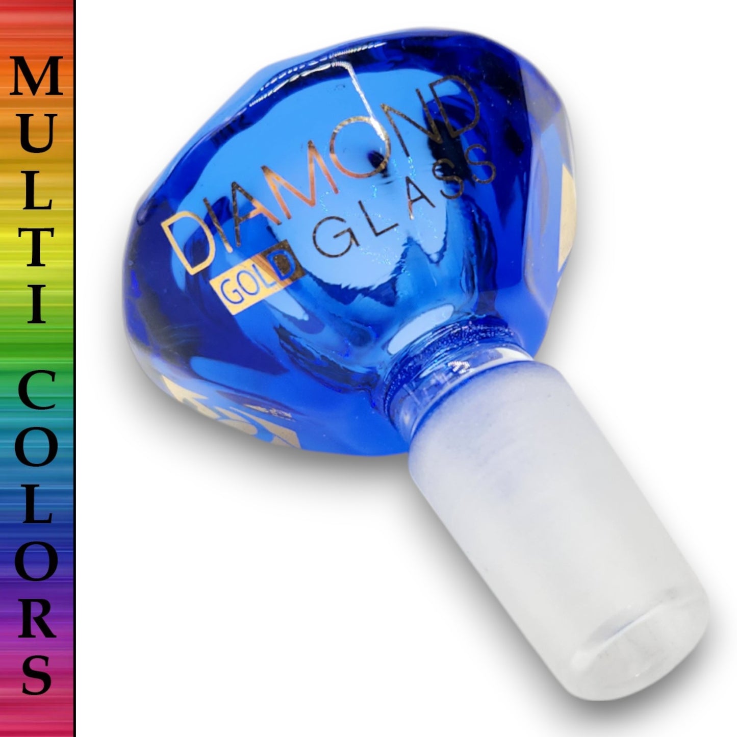 Diamond Gold 14mm Male Bowl Head