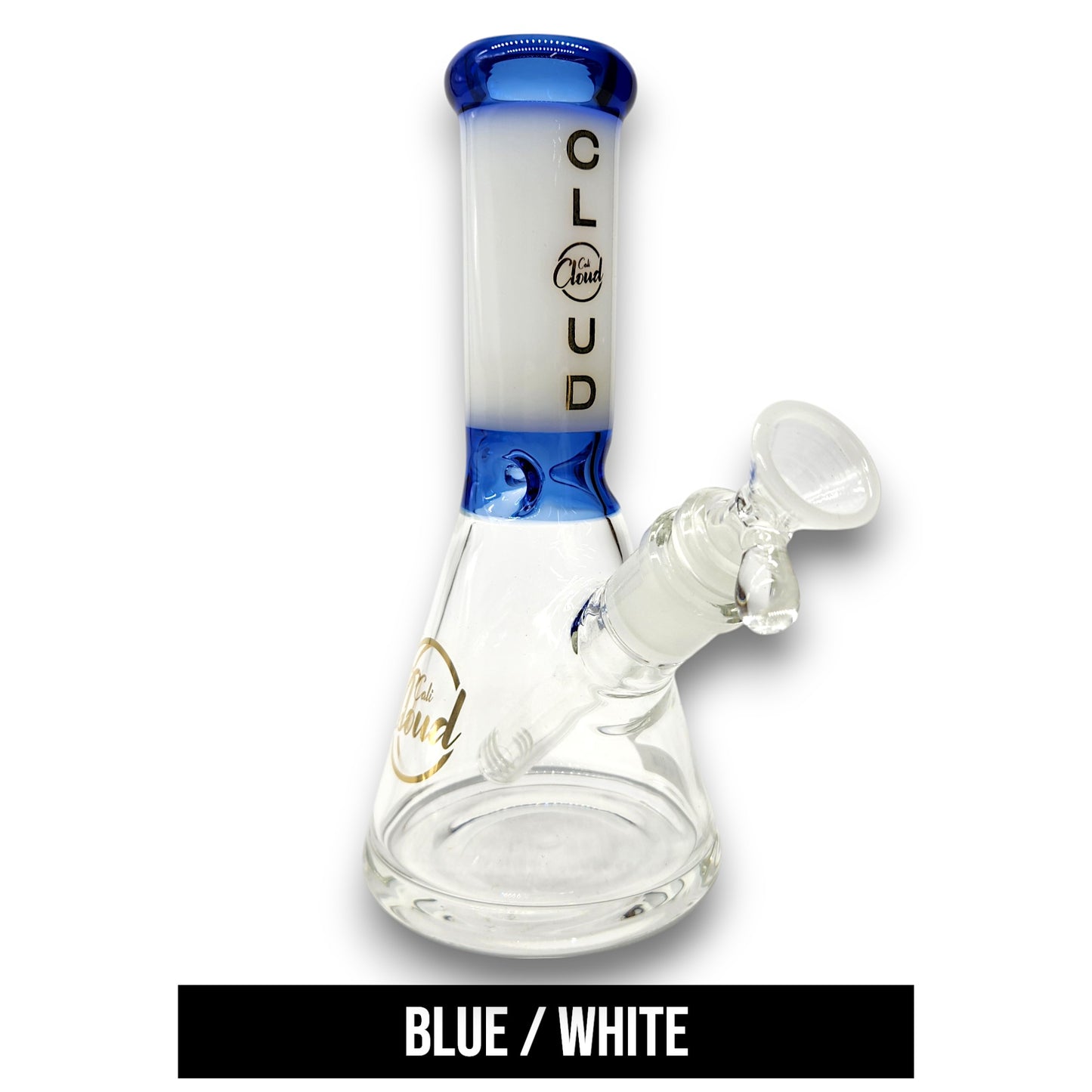 8" Cali CloudX Colored Beaker Bong