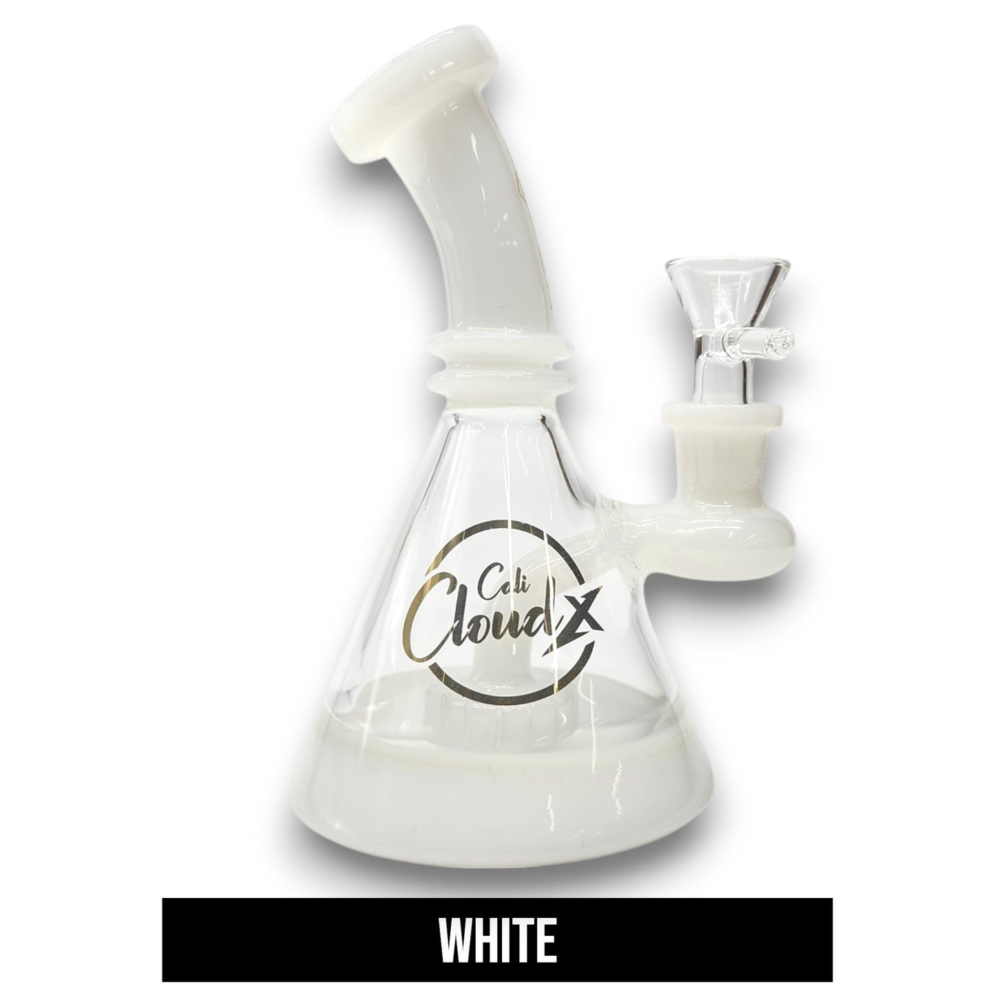 6" Cali CloudX Circ Perc Beaker Bong