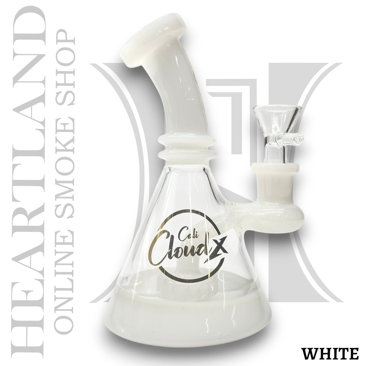 6" Cali CloudX Circ Perc Beaker Bong