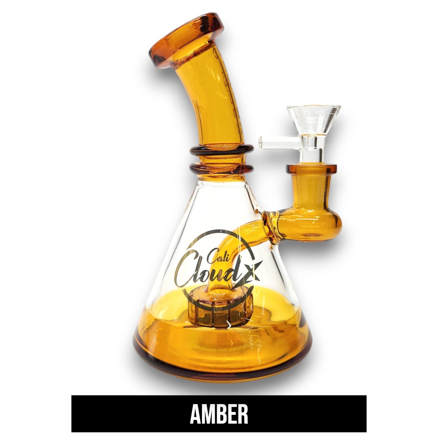 6" Cali CloudX Circ Perc Beaker Bong