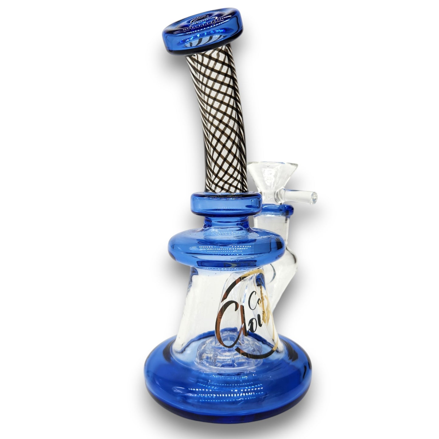 6" Cali CloudX Circ Perc Pocket Size Bubbler Bong