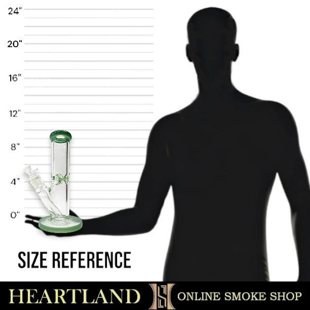10" Heavy Duty Straight Tube Bong