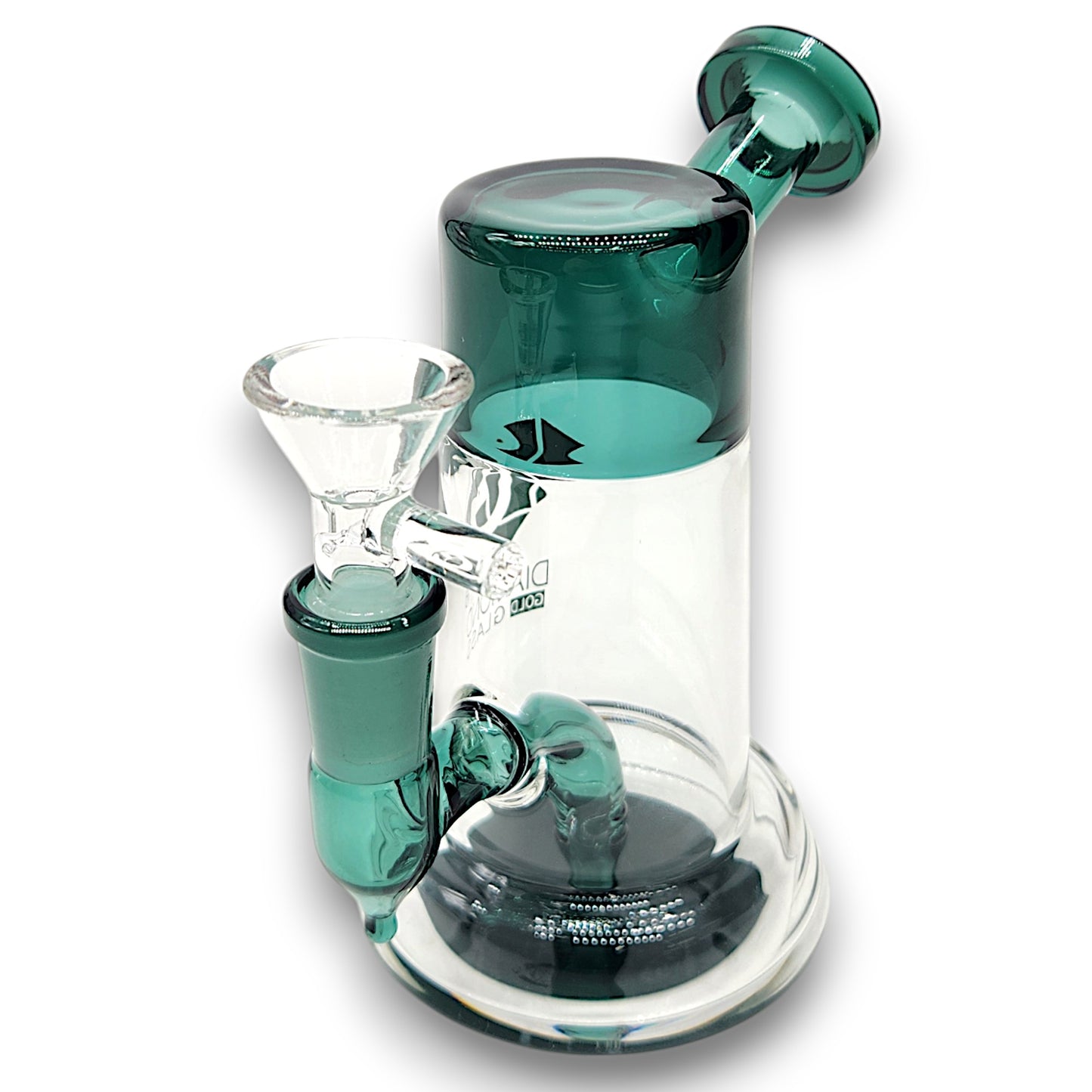 5.5" Diamond Glass Mini Bong Bubbler