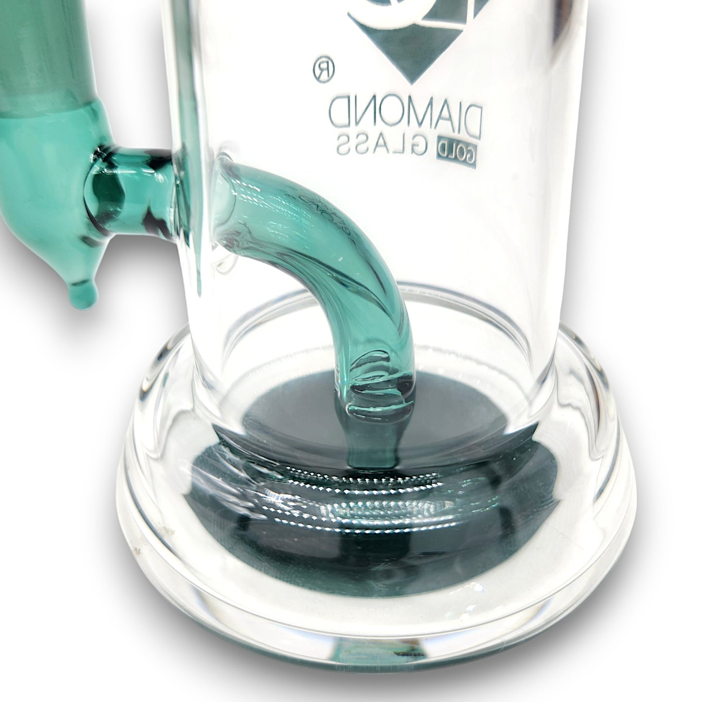 5.5" Diamond Glass Mini Bong Bubbler