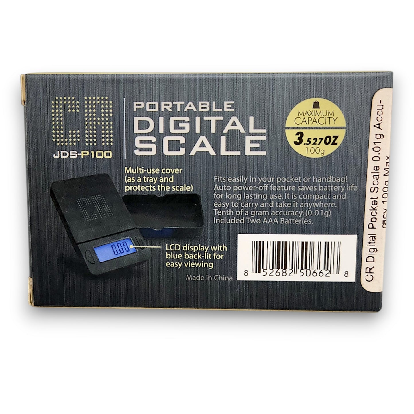 CR Digital Pocket Scale 0.01g Accuracy 100g Max