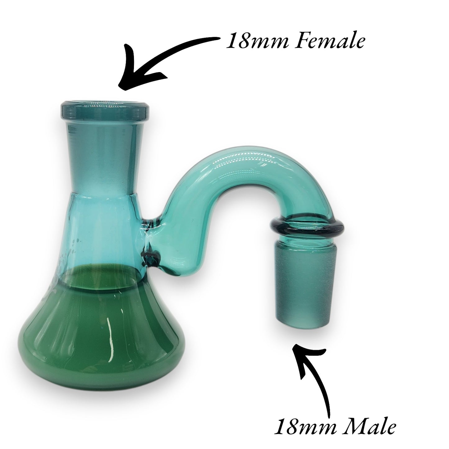 Pulsar Colored Open Tank Ash Catcher 90 Deg 18mm