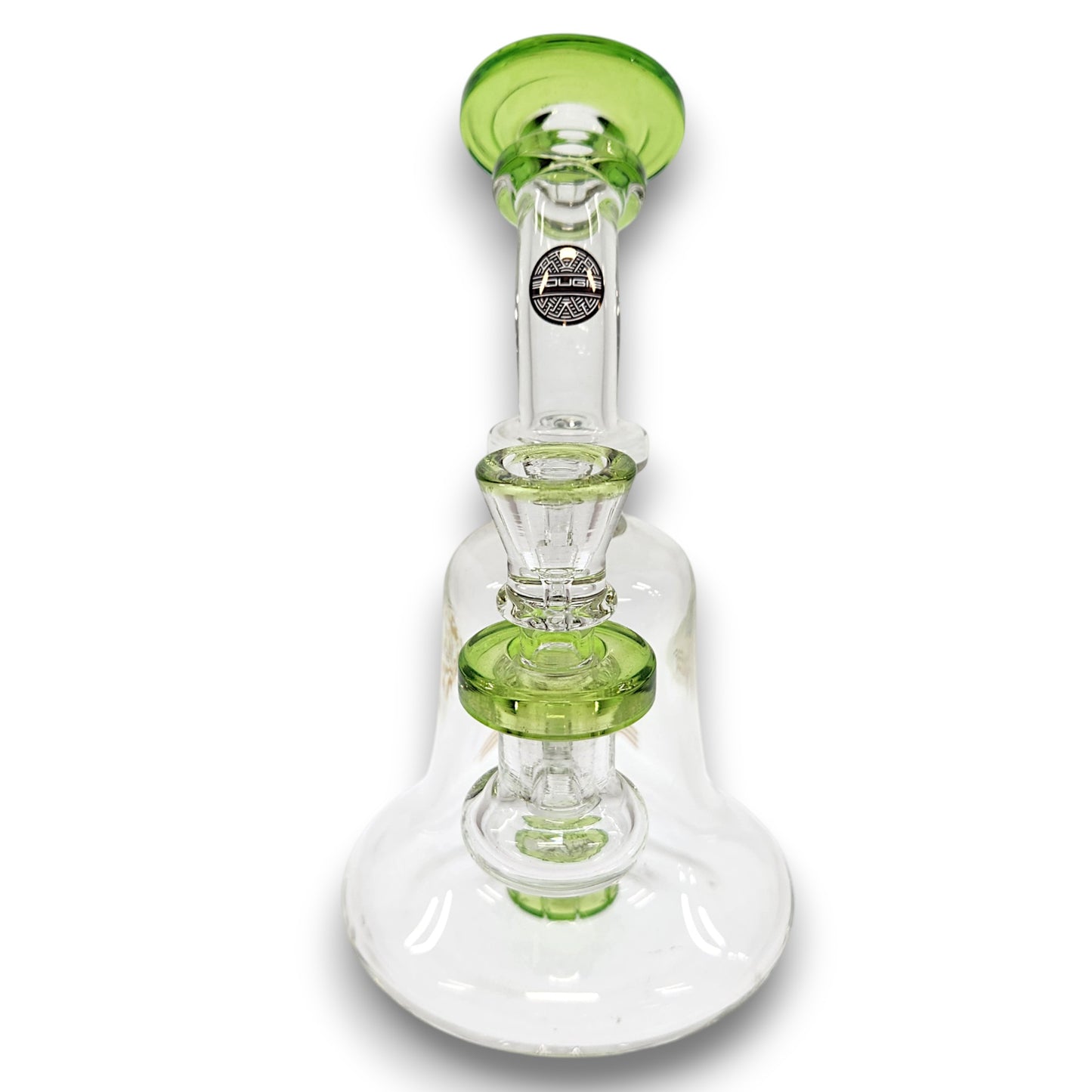 8" Bougie Bell Shape Circ Perc Bong