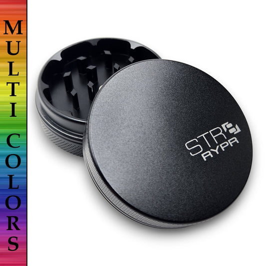 2.25" STR8 RYPR Aluminum 2 Piece Premium Grinder