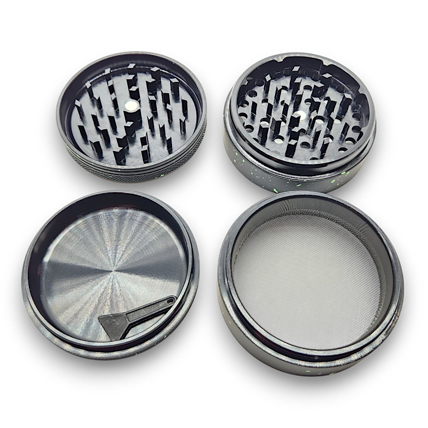 2.5" 63mm Wulf Mods Splatter Aluminum Grinder
