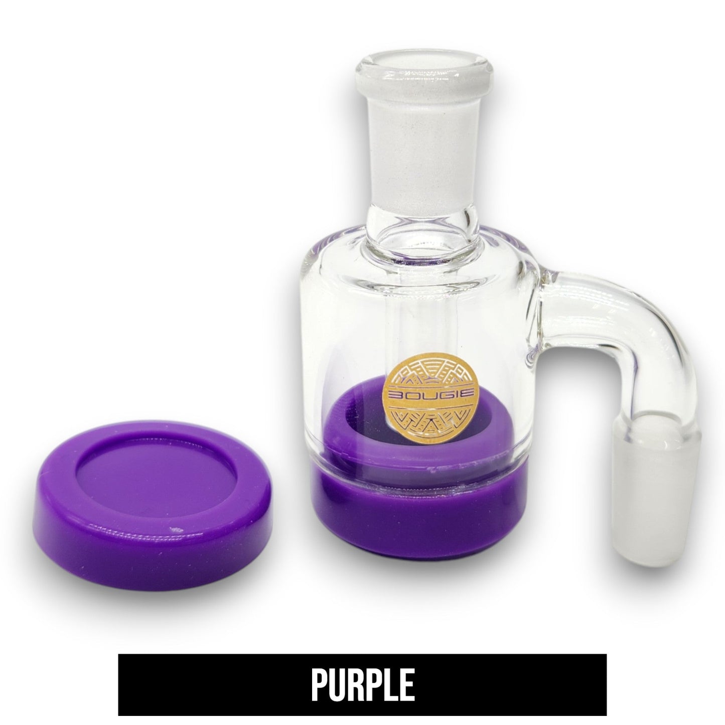 3" Bougie Glass Oil Reclaimer 14mm 90 Degree