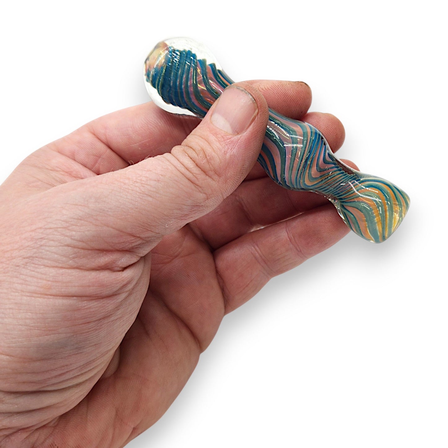 3.5" Glass Hand Pipe Chillum\