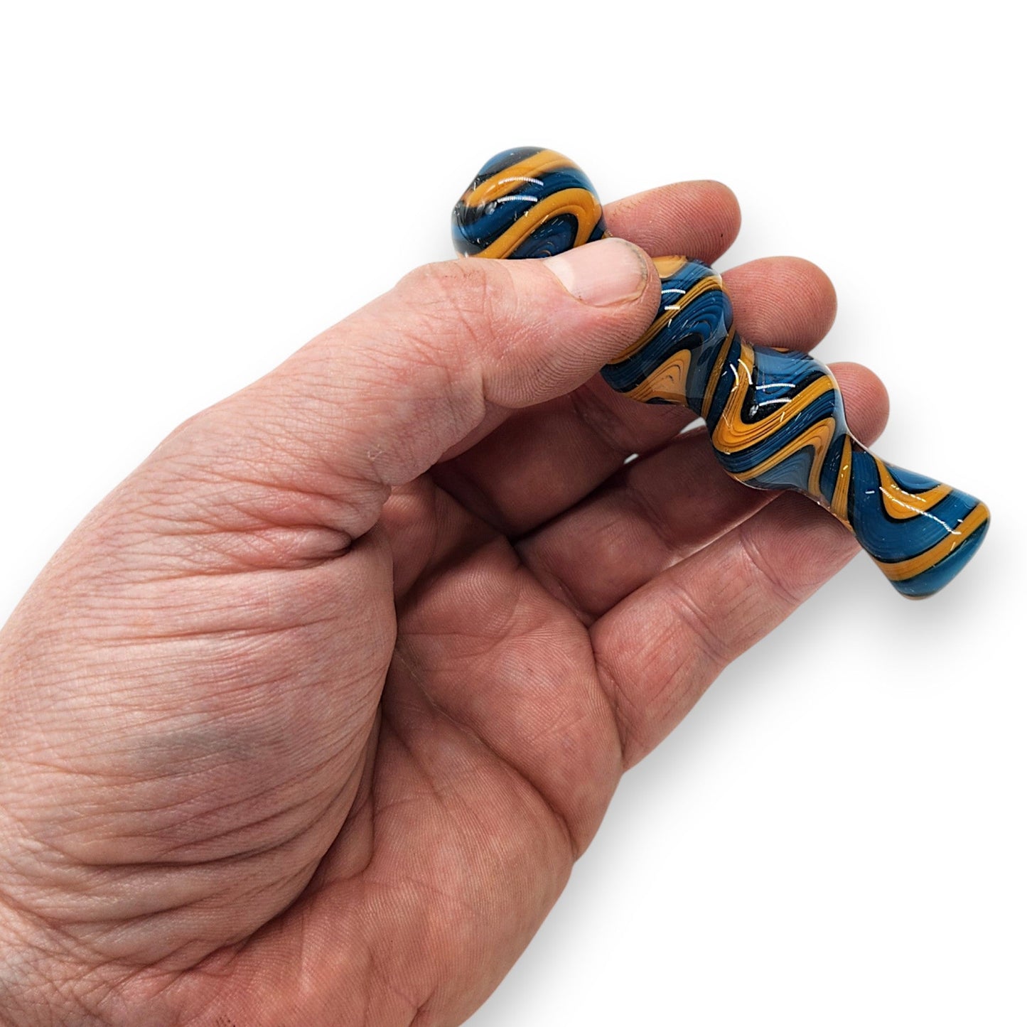 3.5" Glass Hand Pipe Chillum