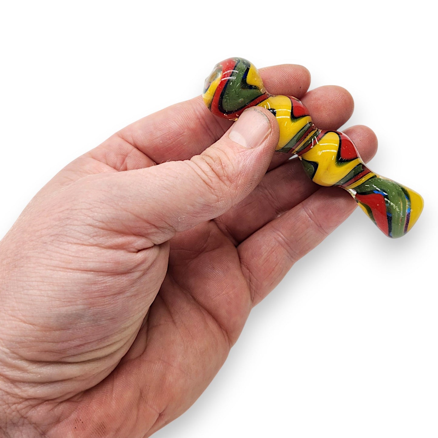 3.5" Glass Hand Pipe Chillum