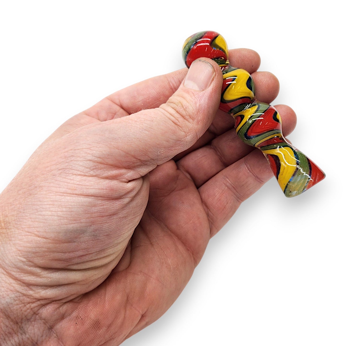 3.5" Glass Hand Pipe Chillum