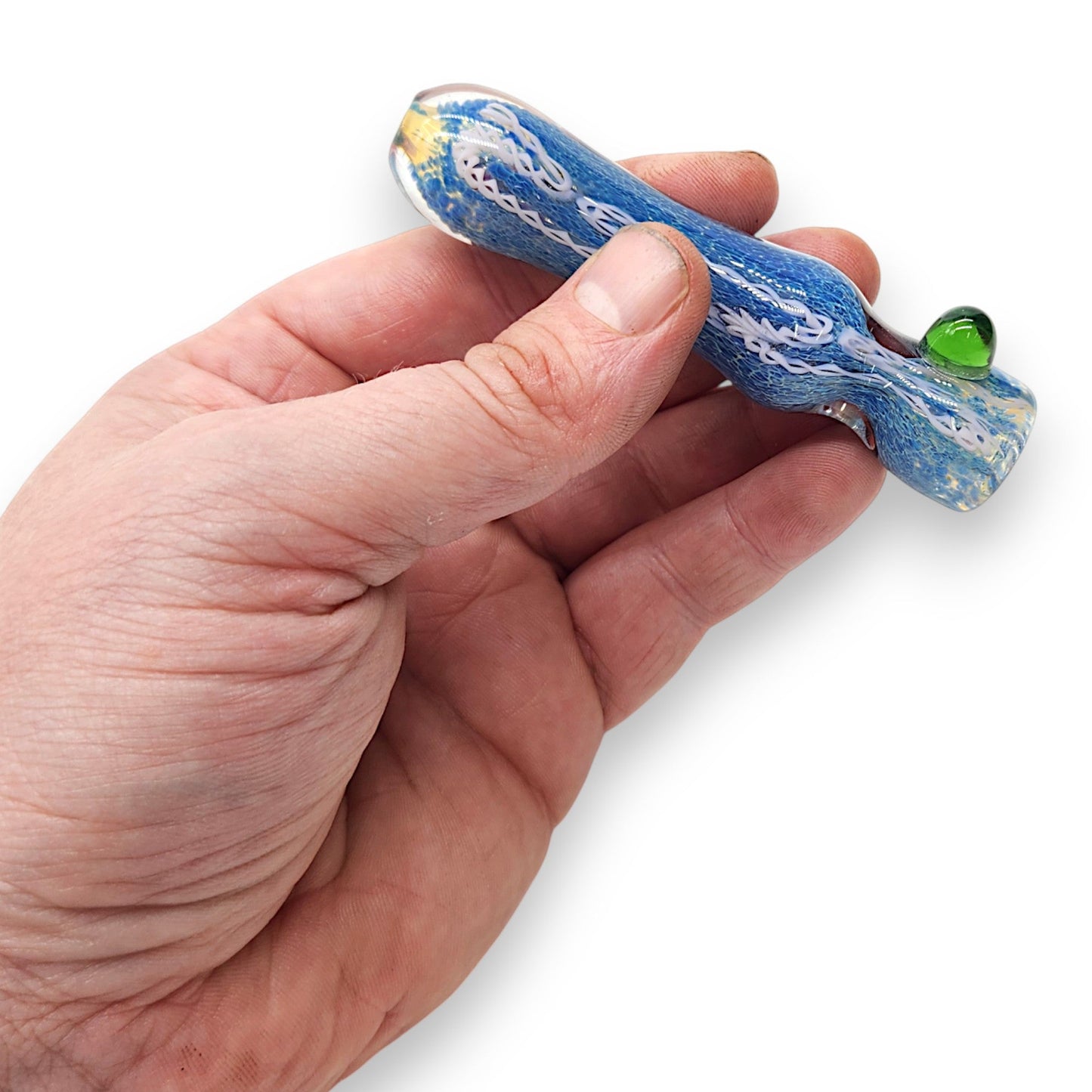 3.5" Glass Hand Pipe Chillum