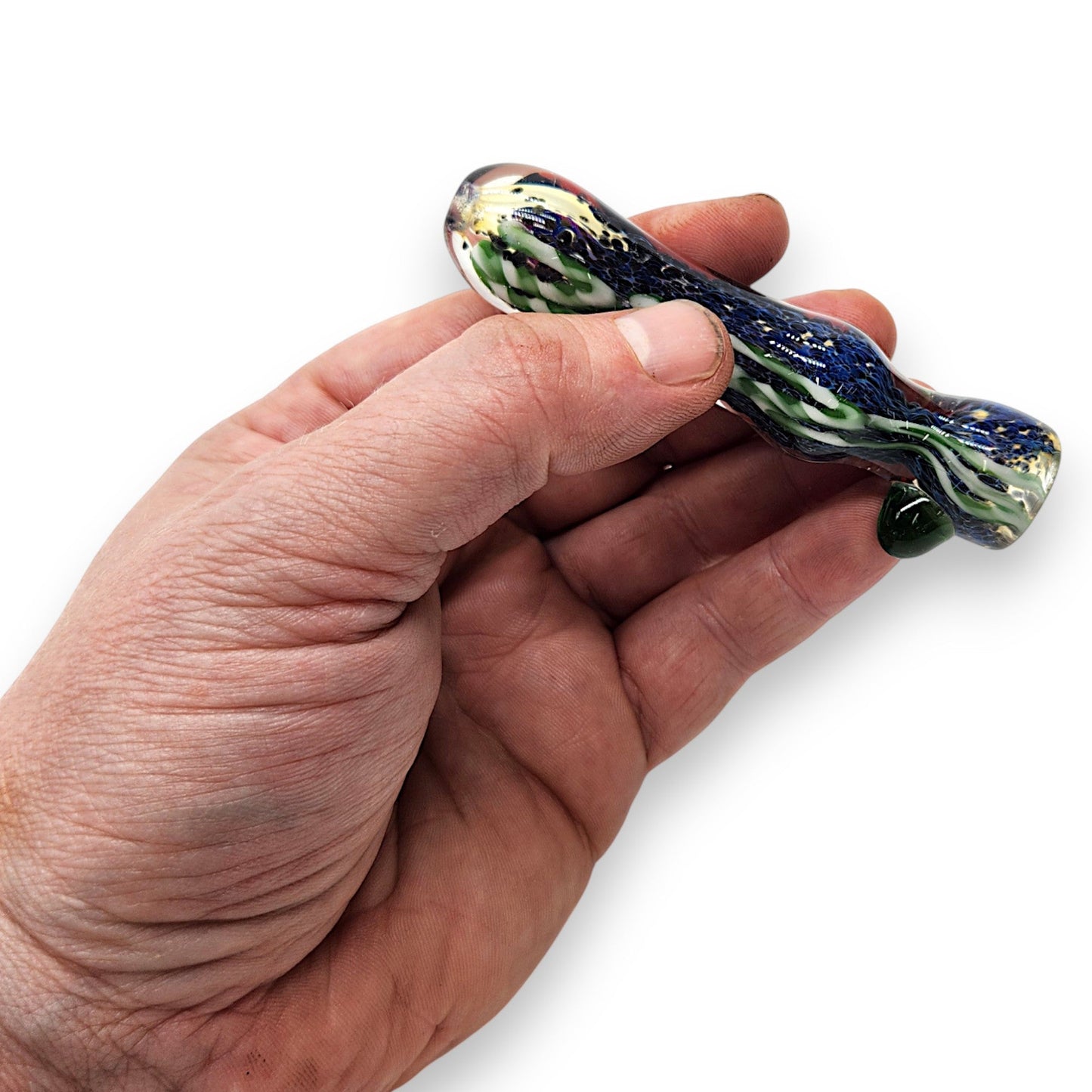 3.5" Glass Hand Pipe Chillum