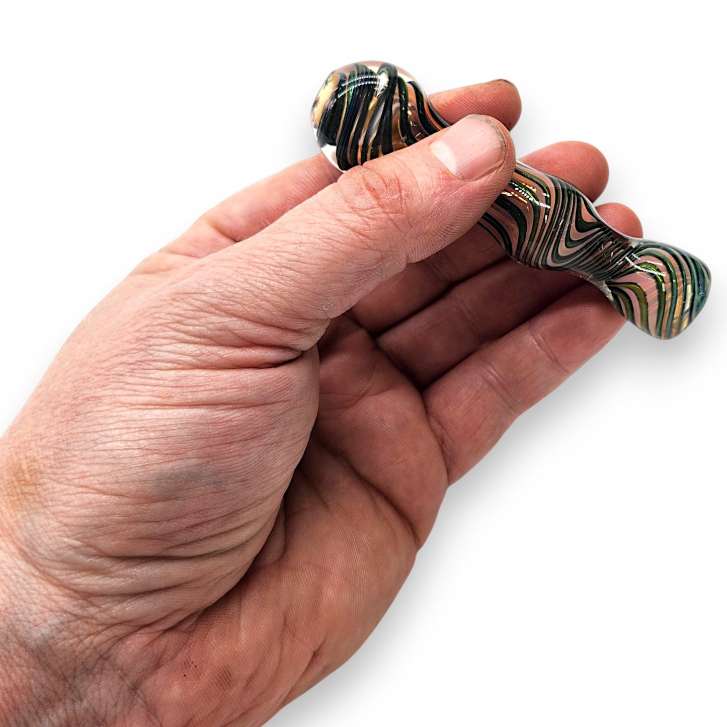 3.5" Glass Hand Pipe Chillum