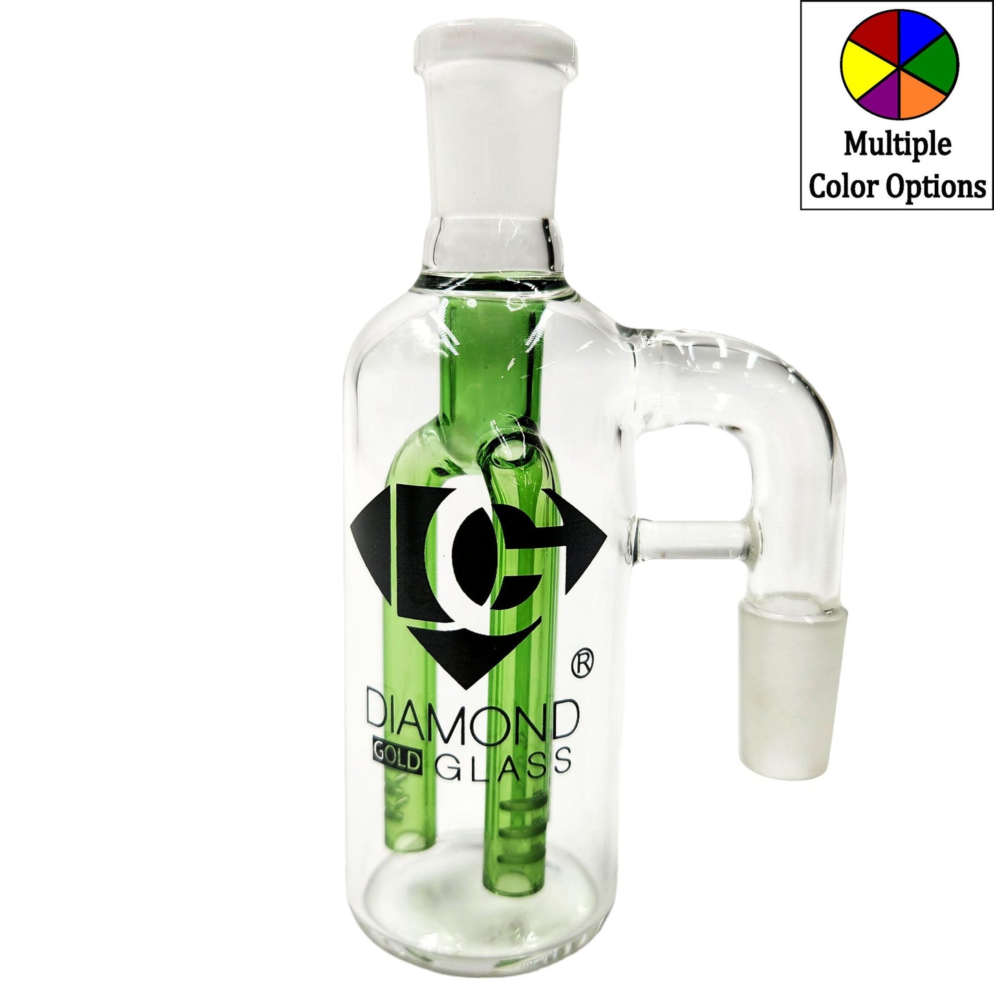 4 - 1/2" Diamond Ash Catcher Tree Perc 14mm 90 Deg
