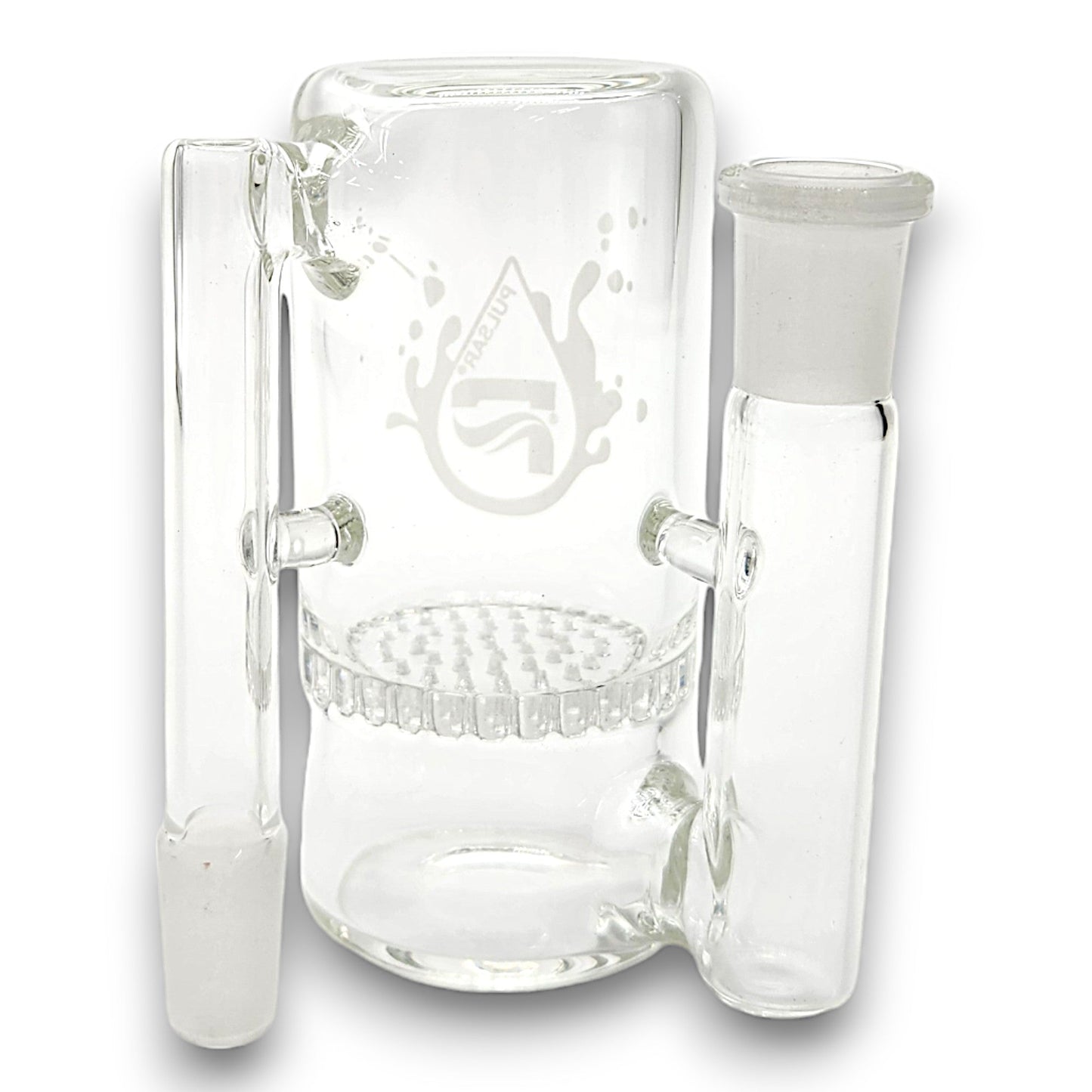 4 - 1/2" Pulsar 14mm 90 deg Honeycomb Percolator Ash Catcher