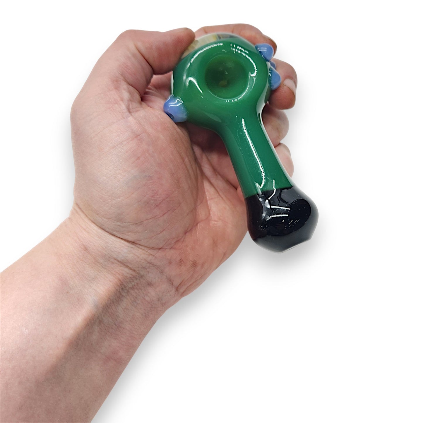 4" Glass Spoon Hand Bowl