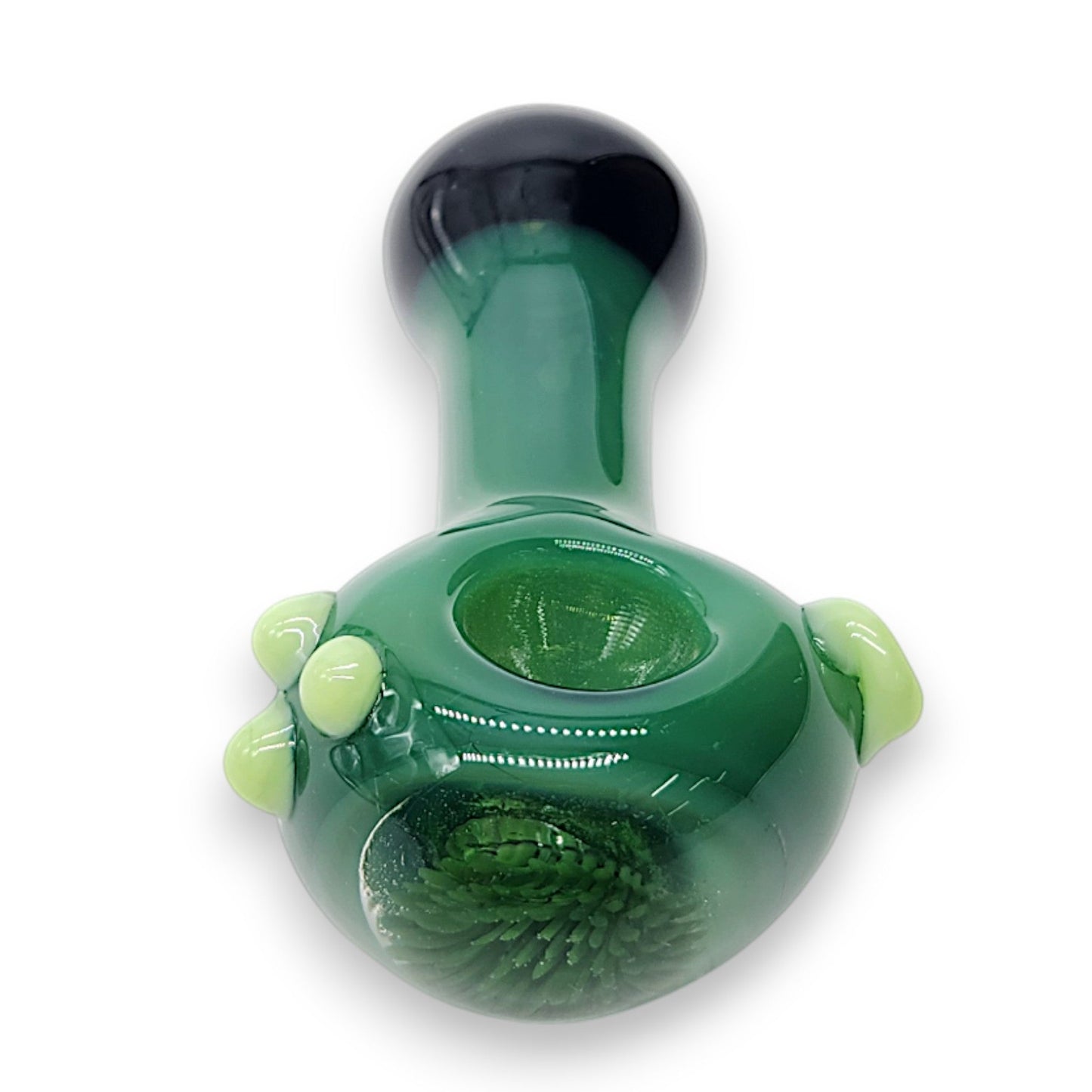 4" Glass Spoon Hand Bowl