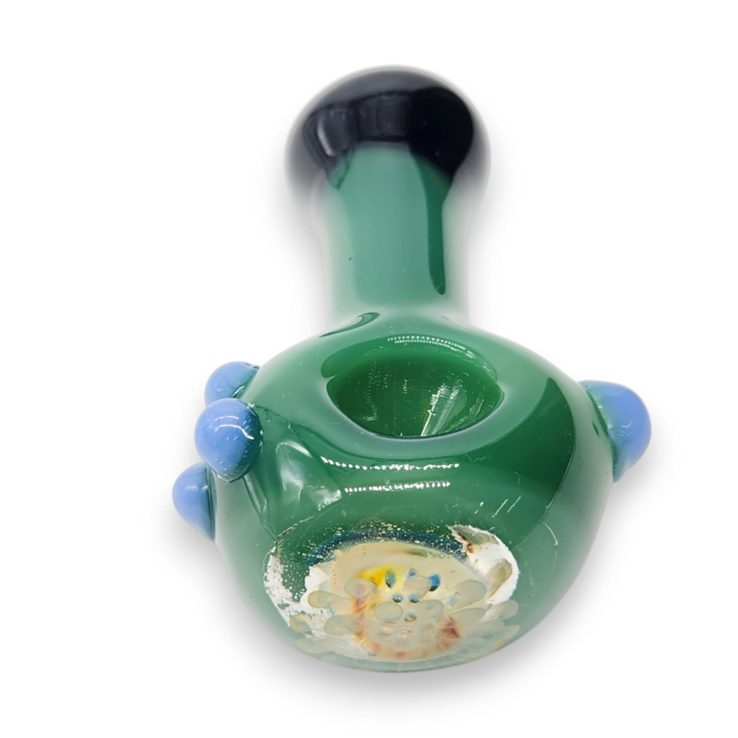 4" Glass Spoon Hand Bowl
