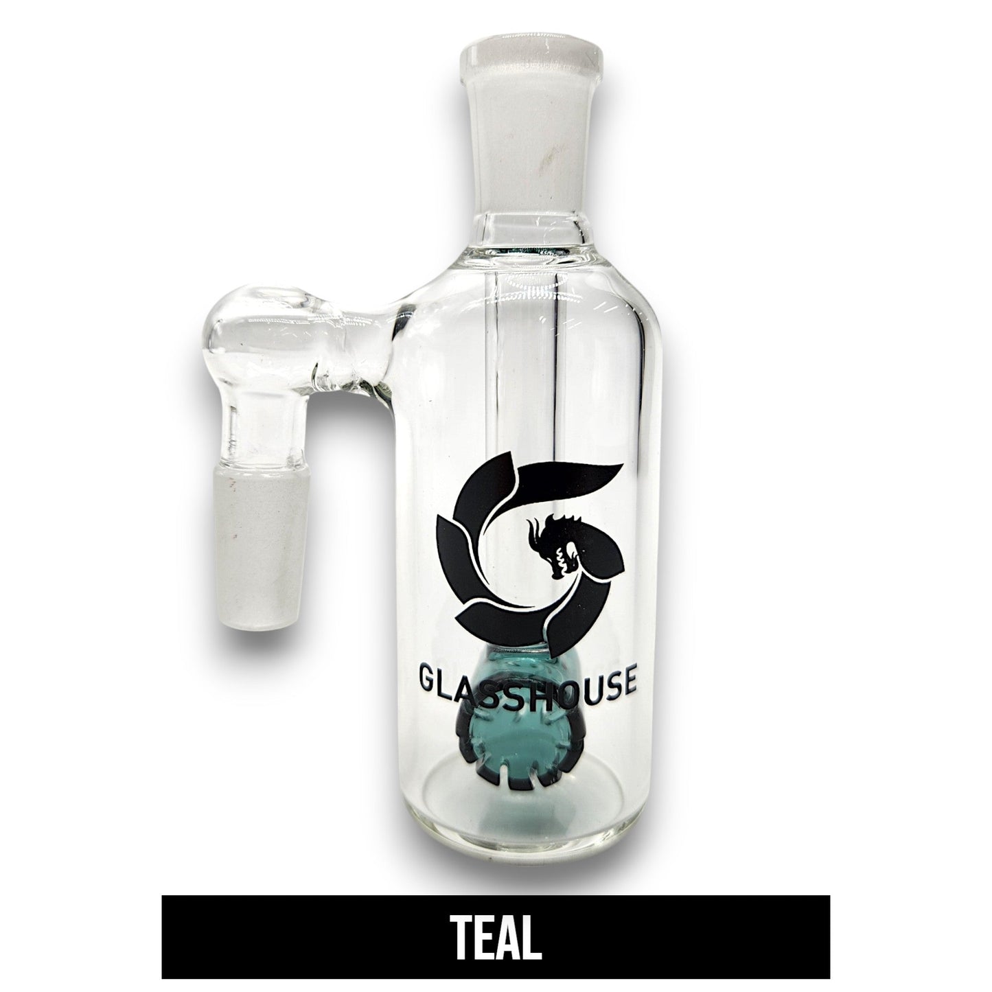 4" Glasshouse 14mm 90 Deg Ash Catcher