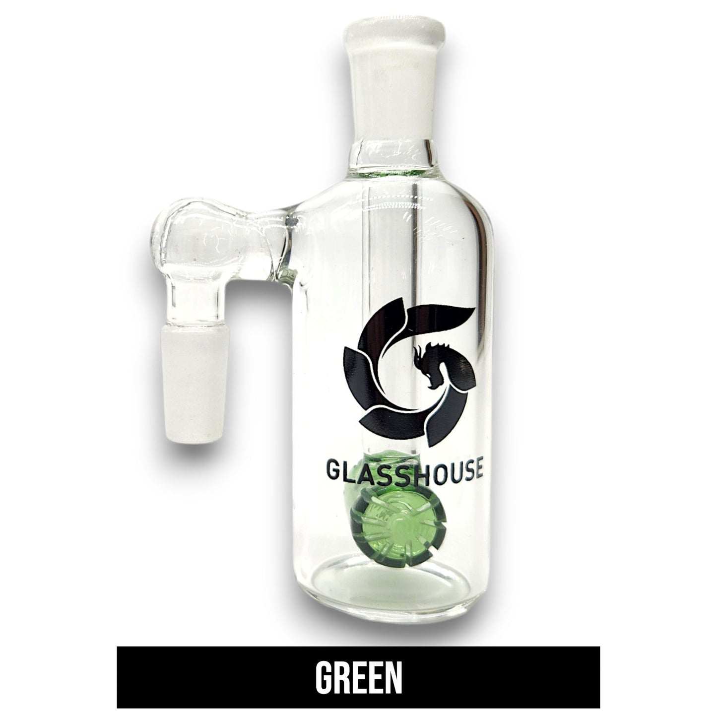 4" Glasshouse 14mm 90 Deg Ash Catcher