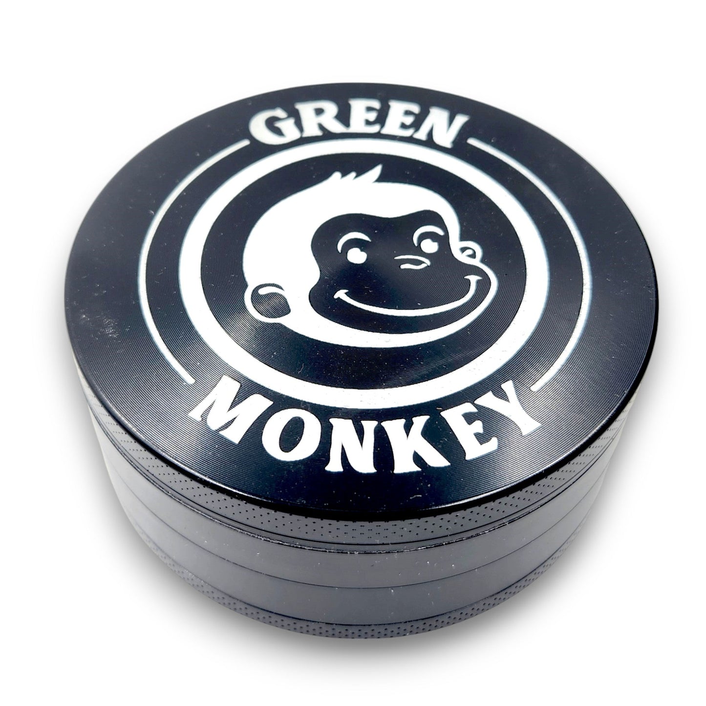 4" Large Green Monkey Capuchin Aluminum 4 Piece Grinder