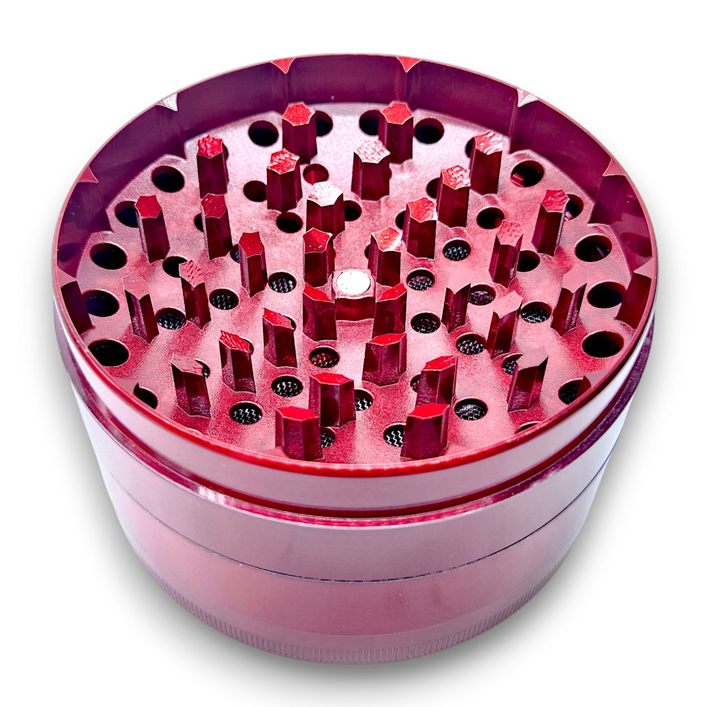 4" Tsunami Chromium Finish 4 Piece Grinder